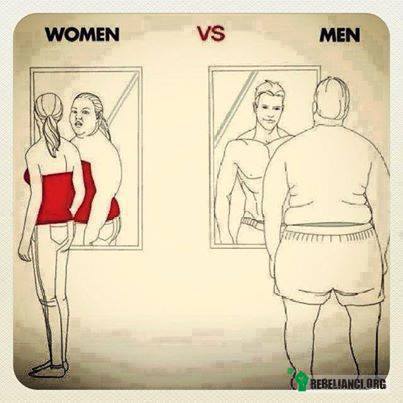 Kobieta vs Mężczyzna –  