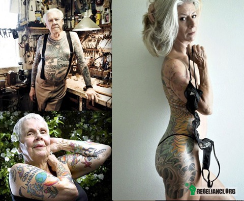 Tatuaże na starość nie wyglądaja źle :P –  