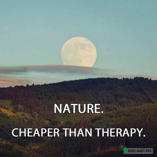 Natura - tańsza niż terapia –  