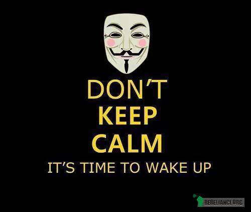 It&apos;s time to wake up –  