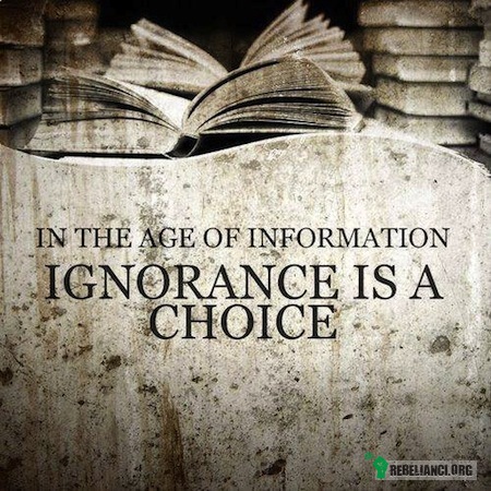 W wieku informacji ignorancja jest wyborem –  