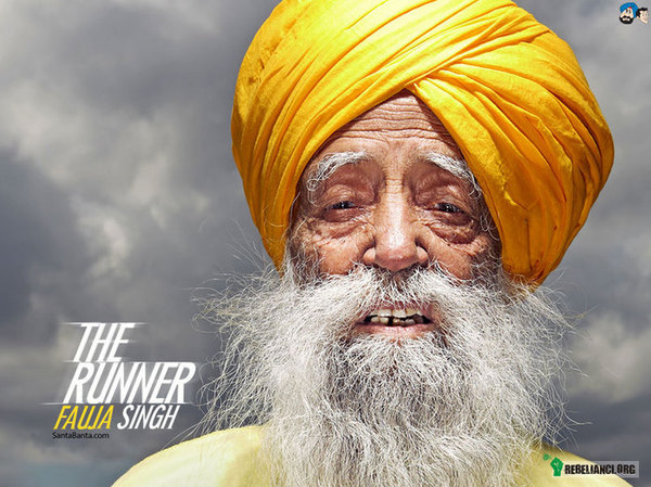 Najstarszy maratończyk świata jest wegetarianinem – Fauja Singh – najstarszy biegacz świata. Fauja biegał maratony mając ponad 90 lat! Nawet po przekroczeniu 100 lat nie zrezygnował ze sportu – wciąż biegał! Znacie kogoś kto potrafi przebiec maraton w wieku 100 lat? A 101? Teraz już znacie.

Fauja nie jest genetycznym fenomenem, nie zaczynał treningów w wieku 5 lat. Swoją prawdziwą przygodę ze sportem rozpoczął po 80-tce. Wcześniej, poświęcając cały swój czas rodzinie, nie miał okazji realizować swojej pasji.

Mimo to prowadził aktywny tryb życia. Jego codzienne zajęcia w gospodarstwie wymagały dużej siły i pokonywania pieszo wielu kilometrów w trudnych warunkach.

Po śmierci żony i córki przeniósł się do Wielkiej Brytanii. Tam, w 2000 roku pobiegł swój pierwszy w życiu maraton. Poprawił ostatni rekord świata w kategorii seniorów o prawie godzinę! Fauja zachęcony wynikami zaczął poważnie trenować. 11 lat później Fauja został pierwszym na świecie stulatkiem, któremu udało się pokonać pokonać dystans ponad 42 km!

Cały artykuł:

http://veganworkout.org.pl/bezmiesny-maraton-w-wieku-100-lat/ 