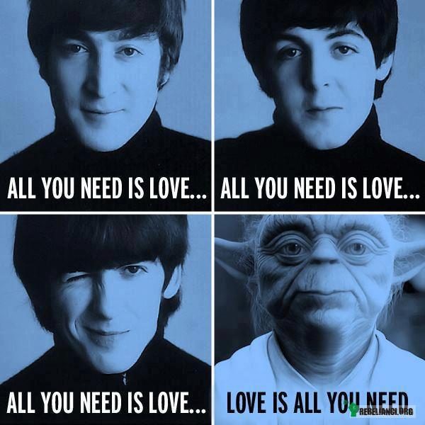 All you need is love –  