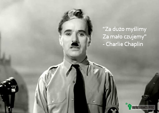 Chaplin &quot;Dyktator&quot; –  