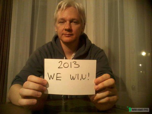 Julian Assange i jego przekaz na ten rok –  