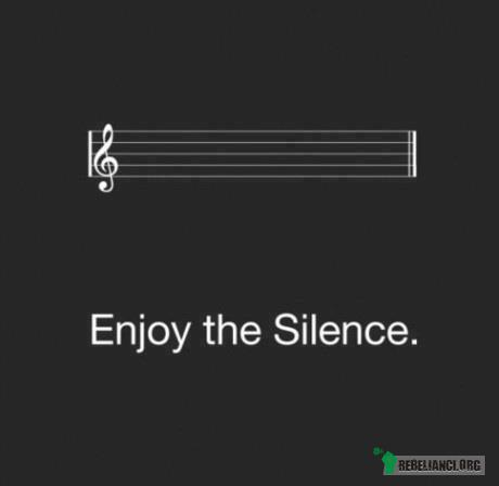 Cisza- najpiękniejsza melodia –  