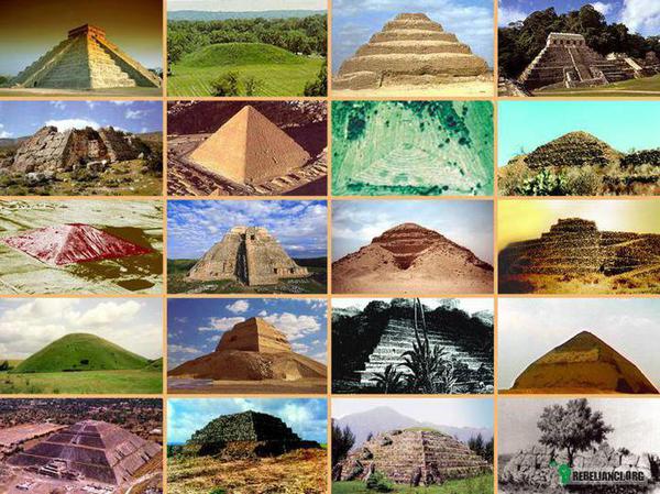 Piramidy z różnych części świata –  