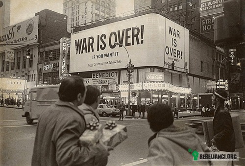 War is over –  