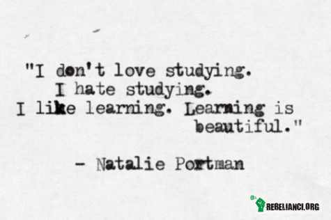 Learning –  