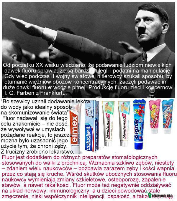 Fluorek sodu - jakie ma powiązanie z Hitlerem??? –  