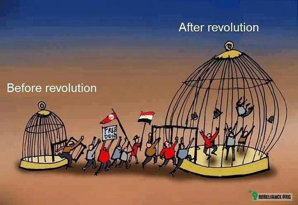 Rewolucja przed i po –  