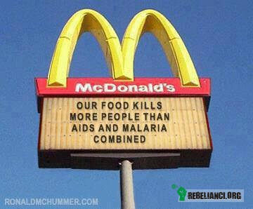 Nasze jedzenie zabija więcej ludzi niż... –  