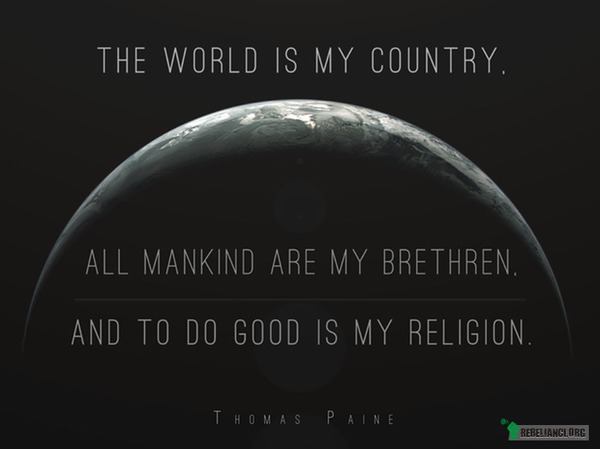 Świat jest moim krajem –  