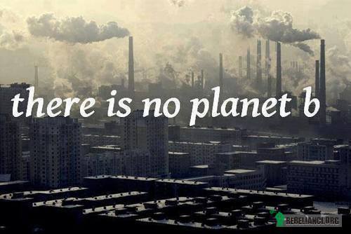 There is no planet B –  