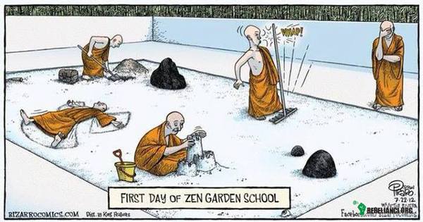 Pierwszy dzień w szkole Zen –  