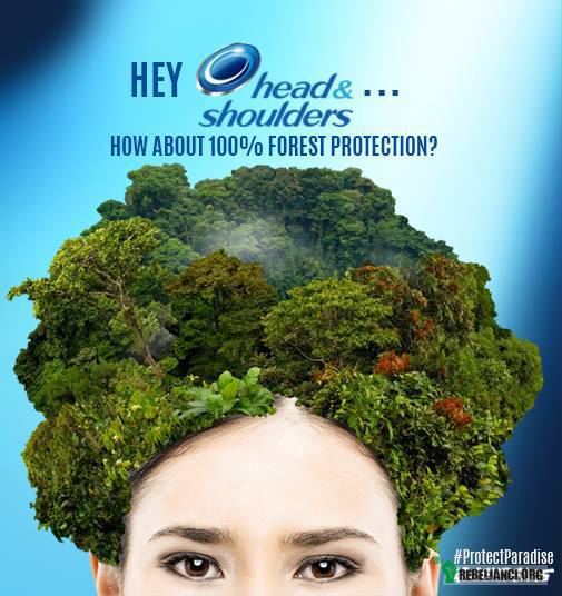 Forest – &quot;Hej head&shoulders, co myślisz o 100% ochronie lasów?&quot; 