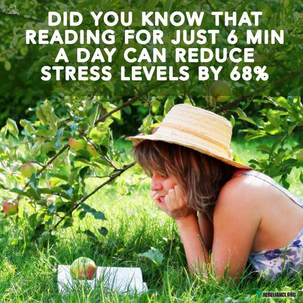Czytanie redukuje stres! –  