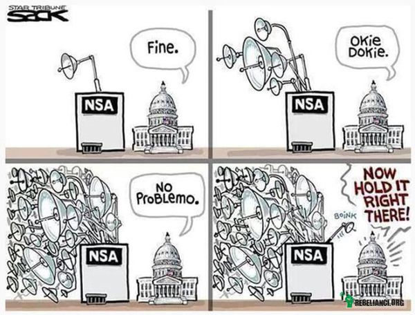 NSA nie pozwalaj sobie! –  