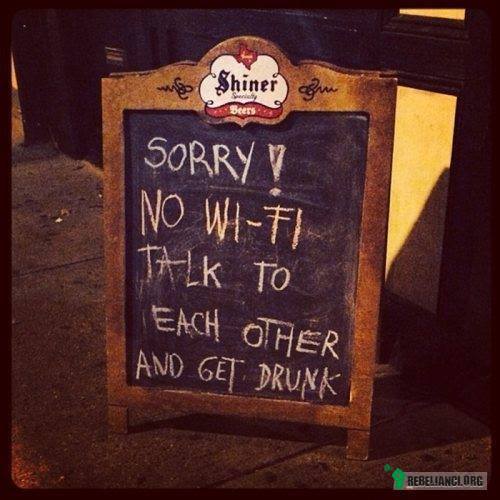 Brak wifi –  