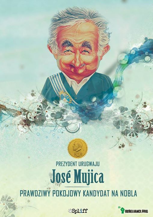 Jose Mujica - prawdziwy pokojowy kandydat na Nobla – Prezydent Urugwaju Jose Mujica większość swojej pensji oddaje potrzebującym. Jeździ 30-letnim garbusem. Hoduje kwiaty i pomaga sierotom. Tłumaczy: &quot;Po prostu mało potrzebuję do szczęścia&quot;. I właśnie został nominowany do pokojowego Nobla.
79-letni Mujica, nazywany przez rodaków Pepe, zarabia miesięcznie równowartość 9300 euro. 90 proc. pensji oddaje organizacji zajmującej się pomocą mieszkaniową dla biednych. &quot;Na życie&quot; zostaje mu więc około 900 euro. - Tyle mi wystarcza, nie mam wielkich potrzeb. Są ludzie, którym znacznie gorzej się żyje - mówi prezydent. I uroczo przyznaje, że &quot;gdyby kazał ludziom żyć tak, jak on, zabiliby go&quot;.

Bo Mujica mieszka z żoną, najpopularniejszą w Urugwaju senatorką Lucią Topolansky, na małej farmie pod Montevideo. Nie mają dzieci. Farma należy do żony, a jedynym majątkiem prezydenta jest volkswagen beetle wart niespełna 2 tys. dolarów. Mujica nie ma nawet konta w banku. Nie ma także żadnych długów. Mówi, że życie uprzyjemnia mu jedna rzecz, jakiej za pieniądze się nie kupi - towarzystwo suczki Manueli.

&quot;Wezmę 30-40 dzieciaków i nauczę je uprawiać ziemię&quot;

W wolnym czasie para prezydencka hoduje chryzantemy we własnym ogrodzie i uprawia ziemię. Mujica planuje - po zakończeniu politycznej kariery - zaadoptować sieroty. Chce razem z żoną uczyć je rolnictwa. - Moja rodzina to dzieci biedoty, które chcą pracować i wyjść na ludzi. Jest wiele umiejętności, które giną, i wielu młodych, którzy potrzebują dobrego zajęcia - mówi.

Zapowiada, że &quot;weźmie jakieś 30-40 dzieciaków&quot; i nauczy je uprawiać ziemię. Swoje zamiłowanie do ziemi Mujica wykorzystywał już w przeszłości - jako minister rolnictwa. Już kiedyś próbował otworzyć szkołę rolnictwa dla biednych dzieci.

Biedni są nie ci, którzy mają mało, ale ci, którzy potrzebują wiele

- Żyjemy w odosobnieniu. Potrzebuję niewiele do życia. Doszedłem do tego, bo przez 14 lat siedziałem w więzieniu, gdzie miałem tylko materac do spania, ale byłem szczęśliwy - mówi Mujica. - Szczęście od zawsze daje tylko kilka rzeczy: miłość, rodzina, dzieci, przyjaciele. Biedni są nie ci, którzy mają mało, ale ci, którzy potrzebują wiele - dodaje. Jego żona również spędziła w więzieniu w sumie 13 lat.

Za młodu urugwajski prezydent należał do partyzantki Tupamaros. Po przewrocie wojskowym w Urugwaju w 1973 roku został osadzony w więzieniu wojskowym. Wyszedł na wolność dopiero w latach 80. Wcześniej był senatorem i ministrem rolnictwa, na stanowisko prezydenta został wybrany w 2010 roku z ramienia lewicowej koalicji.

Mimo swoich socjalistycznych przekonań Mujica ma pragmatyczne podejście do gospodarki. Popierał utworzenie Mercosuru (południowoamerykańskiej organizacji handlowej) i współpracę gospodarczą z Unią Europejską. Uważa też, że izolowanie Iranu na arenie międzynarodowej przyczynia się do zaostrzenia sytuacji. Wierzy w moc negocjacji - z sąsiednią Argentyną rozmawia od kilku lat na temat rozwiązania kwestii spornych terytoriów. Mówi, że wzoruje się bardziej na centrolewicowych rządach byłego prezydenta Brazylii Luisa Inacio Lula da Silvy niż twardych rządach Hugo Chaveza czy Evo Moralesa. Znany jest z luźnego stylu ubierania się - podczas kampanii wyborczej tylko kilka razy założył garnitur.

Nie boi się trudnych decyzji, ma niewyparzony język

Jednak spokojny, wycofany styl życia prezydenta nie oznacza, że nie jest on wyrazistym politykiem. Na świecie jest znany m.in. dzięki temu, że za czasów jego urzędowania Urugwaj zalegalizował małżeństwa dla osób tej samej płci, aborcję i - jako pierwszy kraj na świecie - marihuanę. Jest z tego powodu krytykowany przez część wyborców.

Często mówi się też o niewyparzonym języku prezydenta Urugwaju. Prezydent Argentyny Cristinie Fernández Kirchner nazwał &quot;starą, gorszą niż ten zezowaty&quot; (były prezydent Nestor Kirchner).

Mimo że nie cieszy się już 80-procentowym poparciem obywateli, Jose Mujica wciąż jest najlepiej ocenianym w Urugwaju politykiem. 79-letni prezydent wkrótce przejdzie na emeryturę. Pięknym ukoronowaniem jego politycznej kariery byłoby Nagroda Nobla. W tym roku został do niej nominowany. 